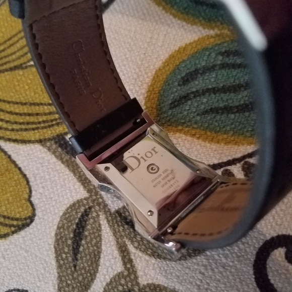 ❤CHRISTIAN DIOR CHRIS 47 Diamond Bezel Watch - Picture 6 of 7